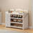 Foldable Shoe Rack For Home - Multi-Layer Bamboo Shoe Shelf With Dustproof Design, Easy Assembly For Entryway, Hallway, And Rental Apartments