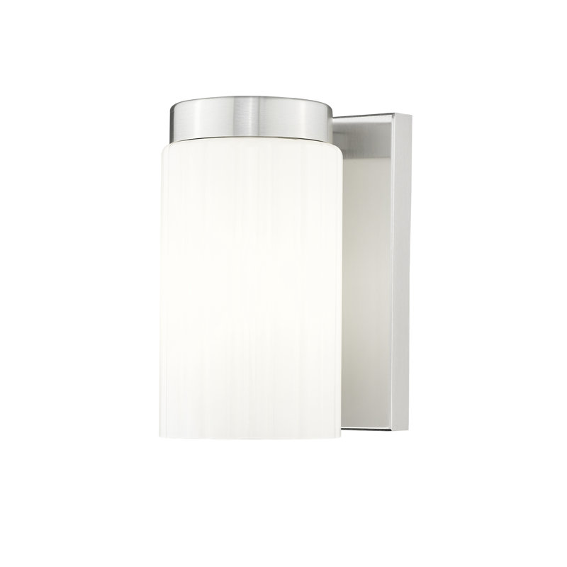 Rosevale 1 Light Wall Sconce, Brushed Nickel