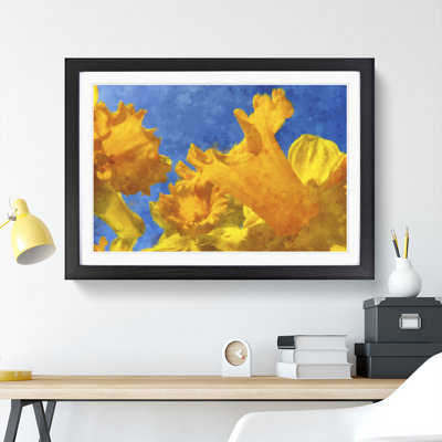 Yellow Daffodils - Picture Frame Graphic Art