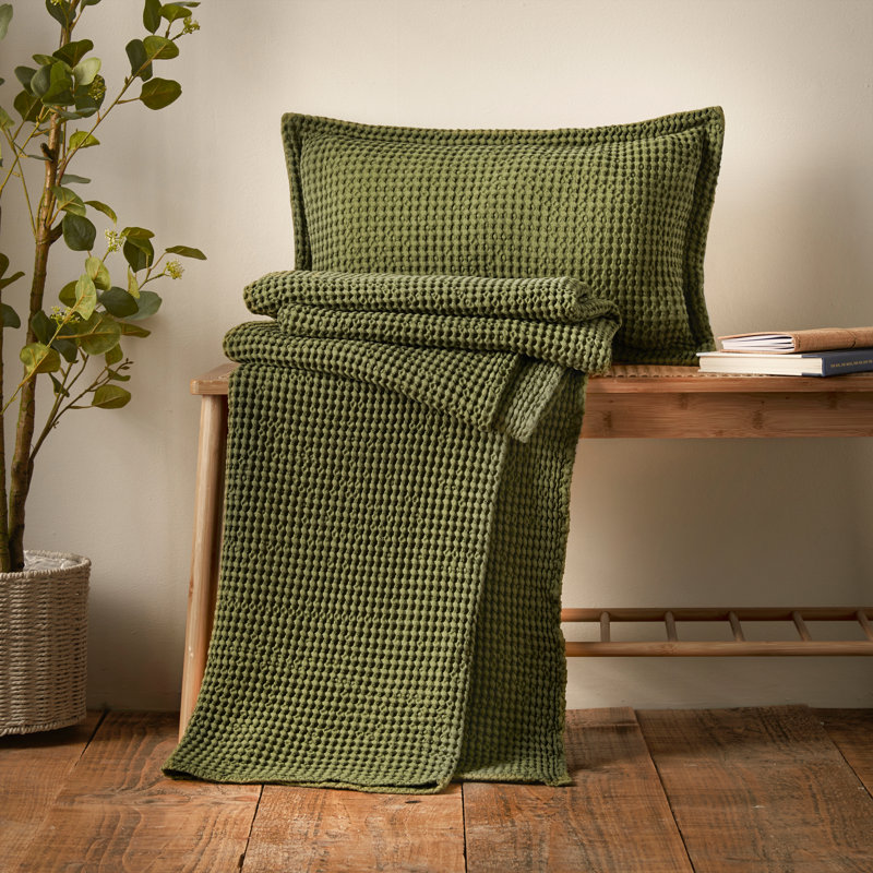 Sydia Throw Blanket, Green