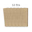 Ensemble de 12 tapis en polypropylène Bullnose Brown-1109649822