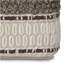 Grady - Pouf carré - Brun terre-2039705259