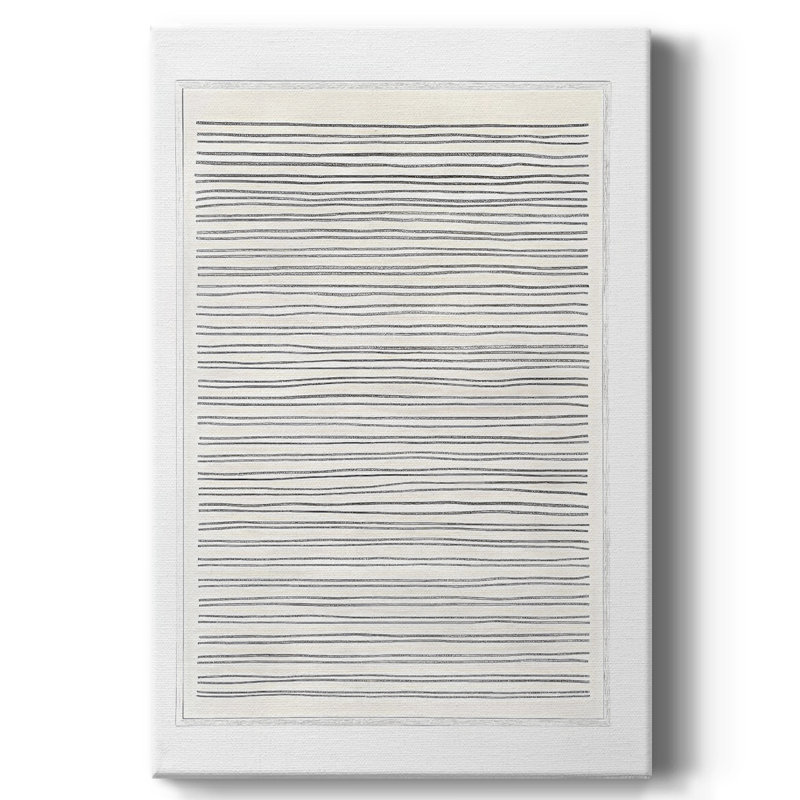 Toile tendue abstraite CXCI Gallery - prête à être accrochée, H 36 po x l 24 po