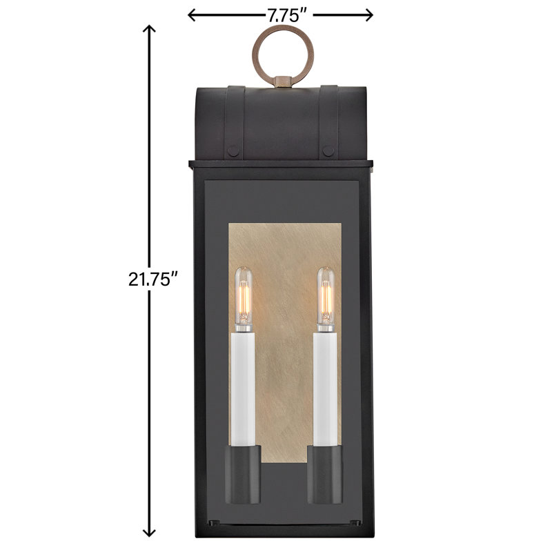 Hinkley Campbell Wall Mount, 21.75" H x 7.75" W x 5.75" D