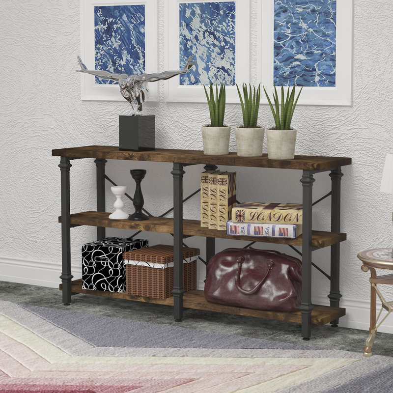 Console 55,1 po Leatham, Noyer