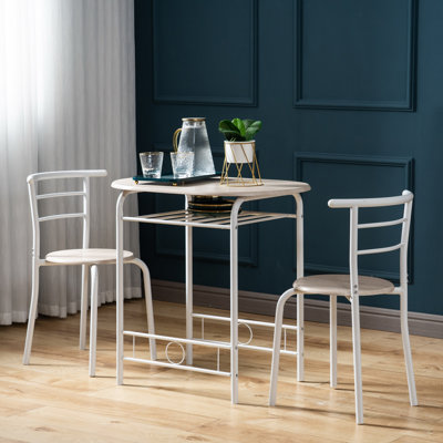 Keiundra 2 - Person Four Leg Base Dining Set