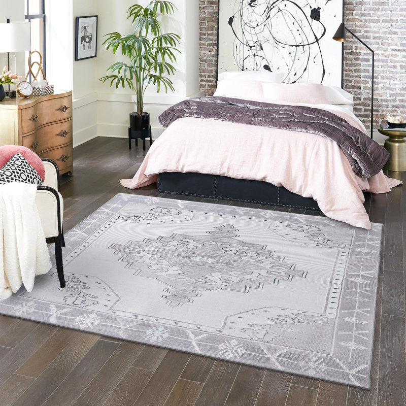 Oppie Oriental Indoor Rug, Square 7'6"