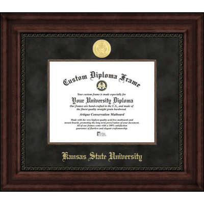 NCAA Dark Brown Wood Beveled Picture Frame