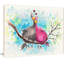 «Two Birds in Love on Branch», impression sur toile tendue-19408993