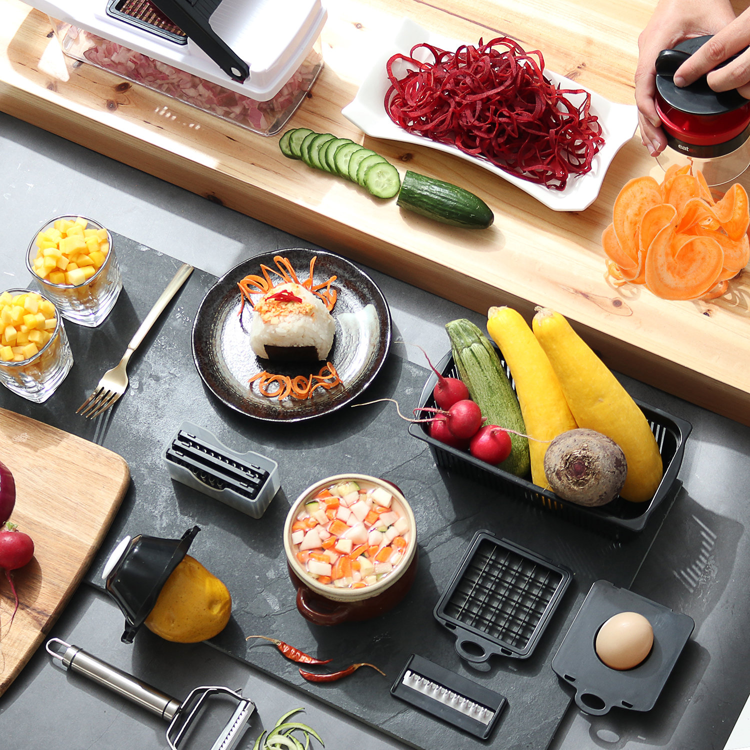 Encore Store™ Multifunctional Electric Vegetable Cutter