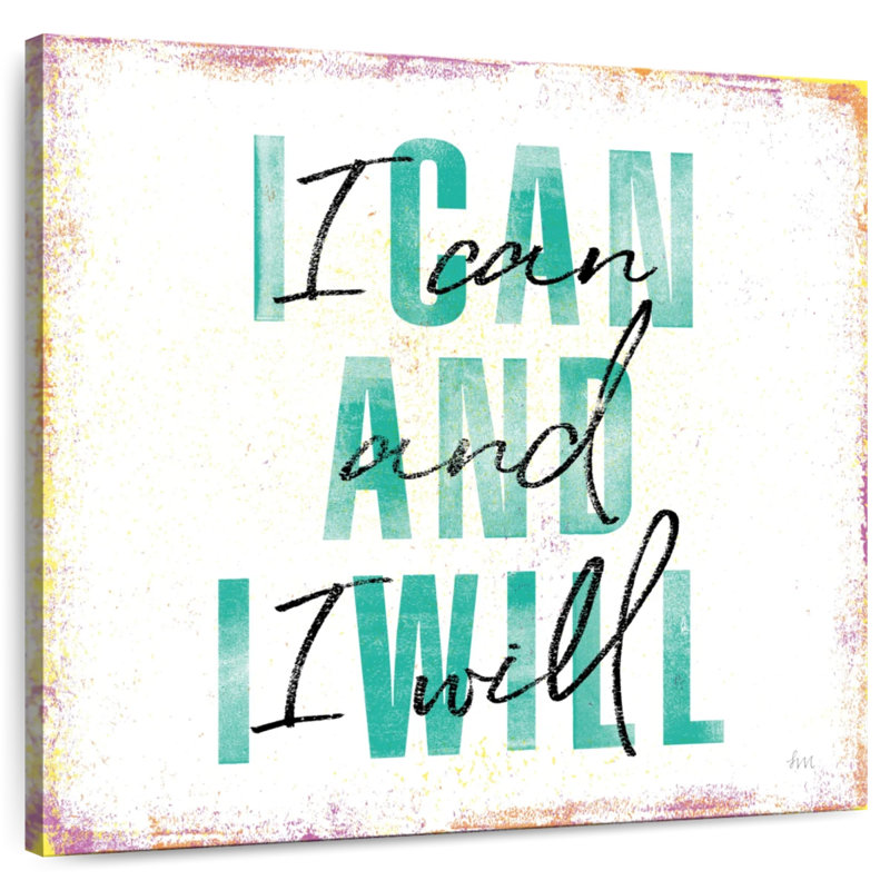 Tergel I Can And I Will, 16" H x 16" W