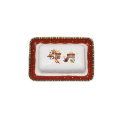 Prouna Nutcracker Bone China Butter Dish