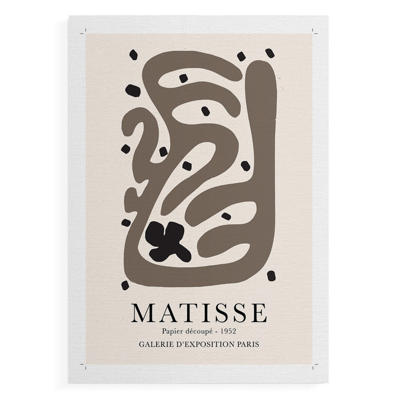 Matisse CCxx, reproduction encadrée - reproduction de toile seulement - non encadrée, H 48 po x l 32 po