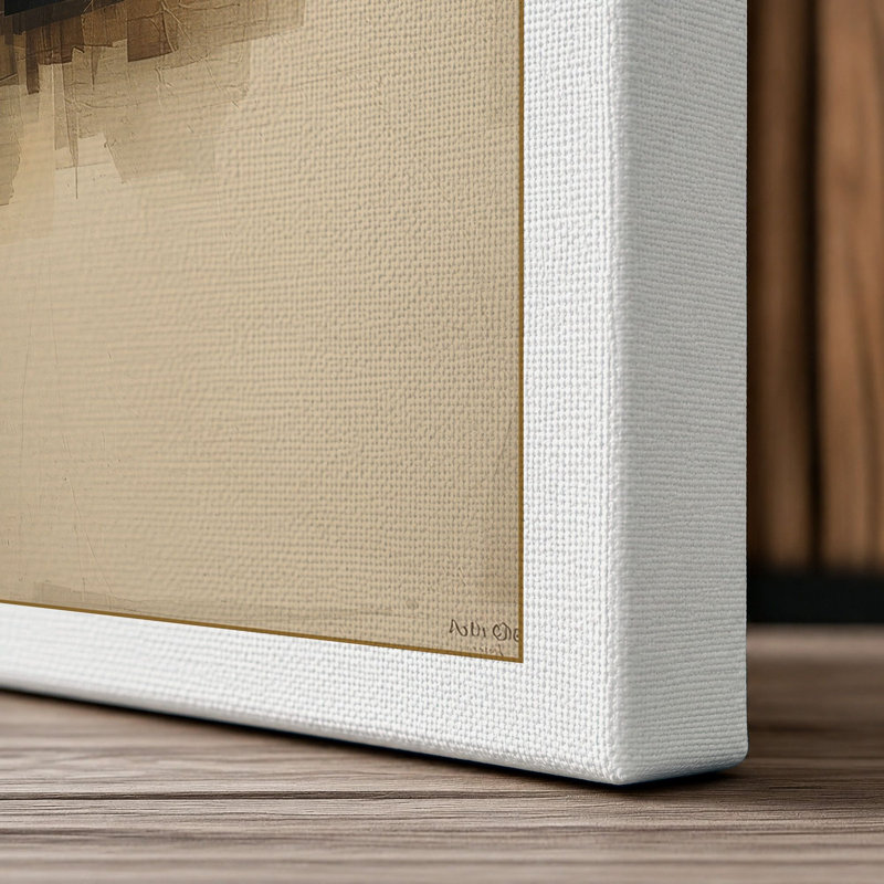 Quadrants in Quiet Minimalist - Wrapped Canvas, 18x12 - 45.7 x 30.5 cm, White Border