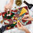 Ambesonne Retro Cutting Board Large Size Slavic Patchwork Poppy Multicolor