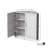 White Corner Accent Cabinet with Doors Space-Saving Storage Accent Cabinet 16"Dx31"Wx31"H-794773444-794773051