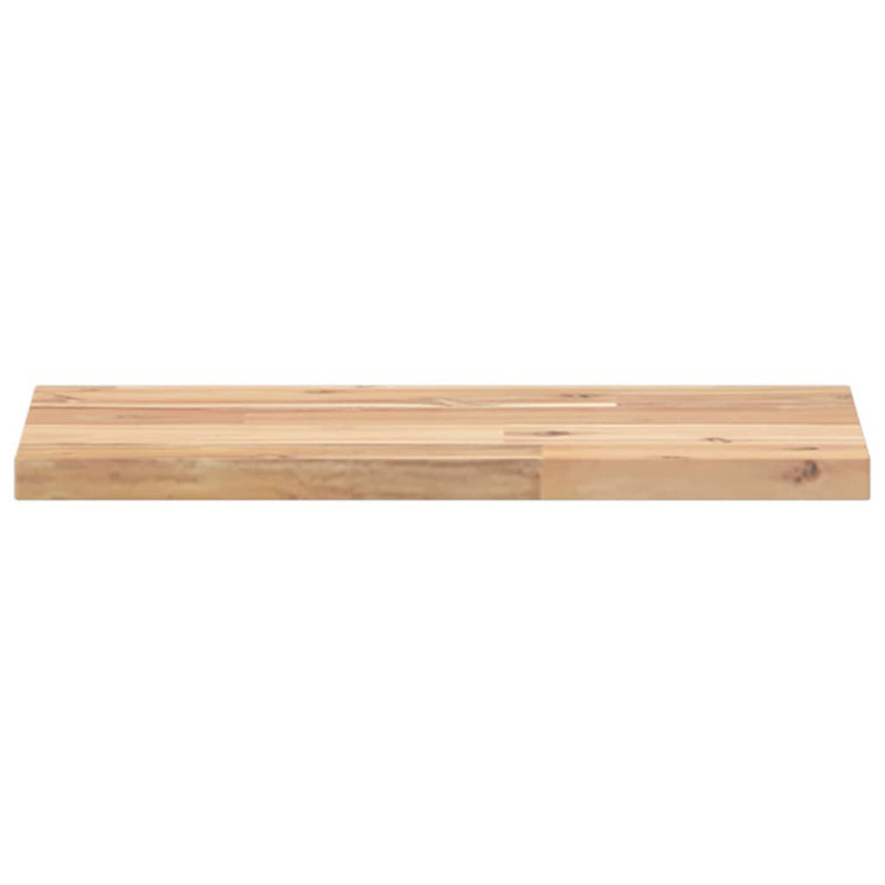 Alfie Solid Wood Table Top, Natural, 2cm H x 60cm W x 20cm D