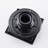 Square Stainless Steel Grid Shower Floor Drain With Flange In Matte Black