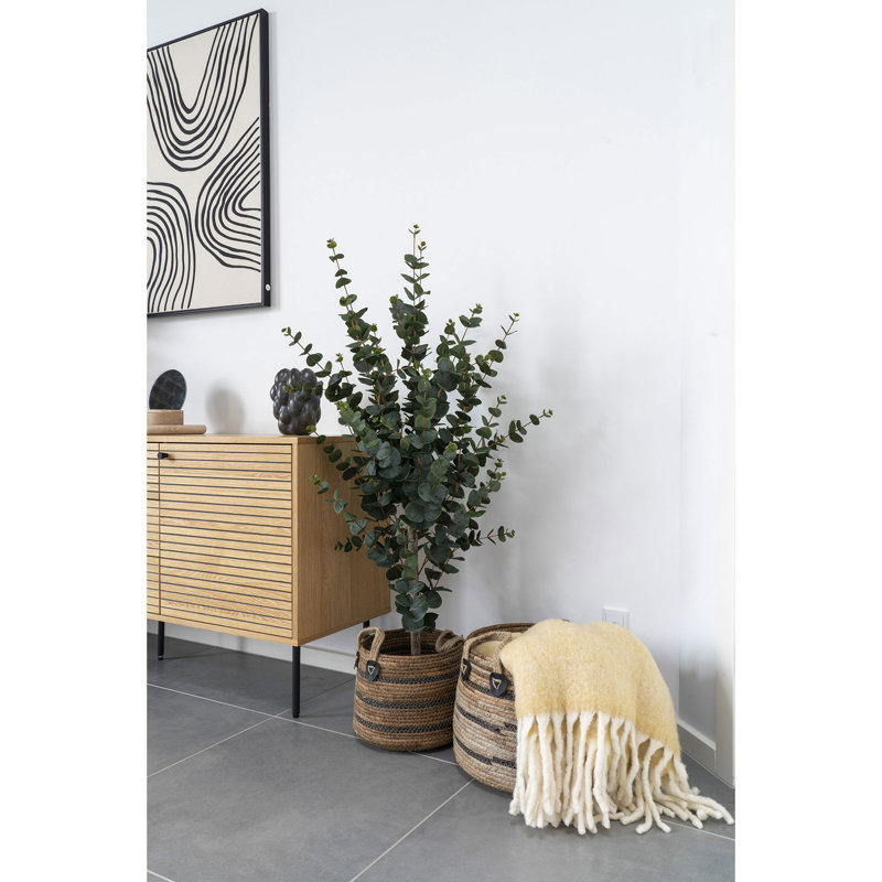 Bay Isle Home Alondrea Banana Leaves Decorative Basket