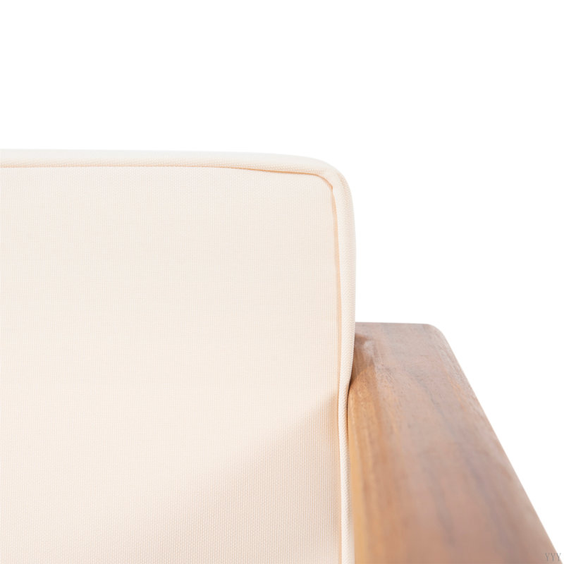 CHAISE CLUB MODERNE ASTON, Crème, crème