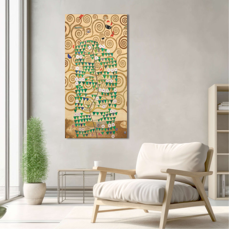 Rosebush by Gustav Klimt - Wrapped Canvas Print, 100cm H x 50cm W