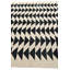 Tapis noir et blanc Osbourne