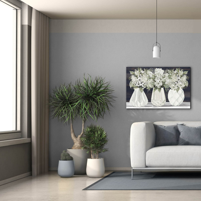  «Plethora of Blooms 2» par Cindy Jacobs, art mural sur toile, 40 po x 26 po, H 26 po x l 40 po