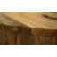 Table basse à tambour en bois de manguier-1107889552