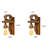 Yousuf Manufactured Wood Armed Sconce