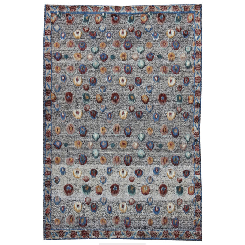 Lalma Rectangle 166 cm x 248 cm Polka Dots Hand Woven Area Rug