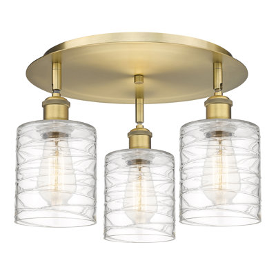 Dublin Glass Semi Flush Mount