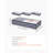 Under Bed Storage 90L Stackable Shoes Organization Box with Clear Lid 2 Pack