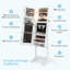 Armoire à bijoux verrouillable pleine grandeur Wrought Studio ™-555686241
