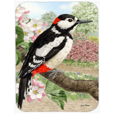 Planche à découper en verre trésors caroline Woodpecker