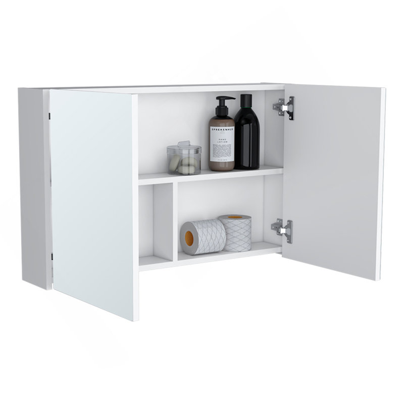 Pharmacie Mansfield, salle de bain, blanc, Blanc