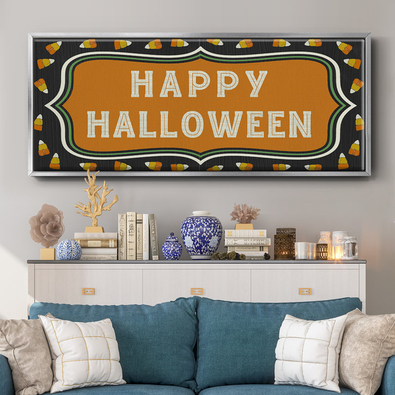 Happy Hallowween - toile encadrée