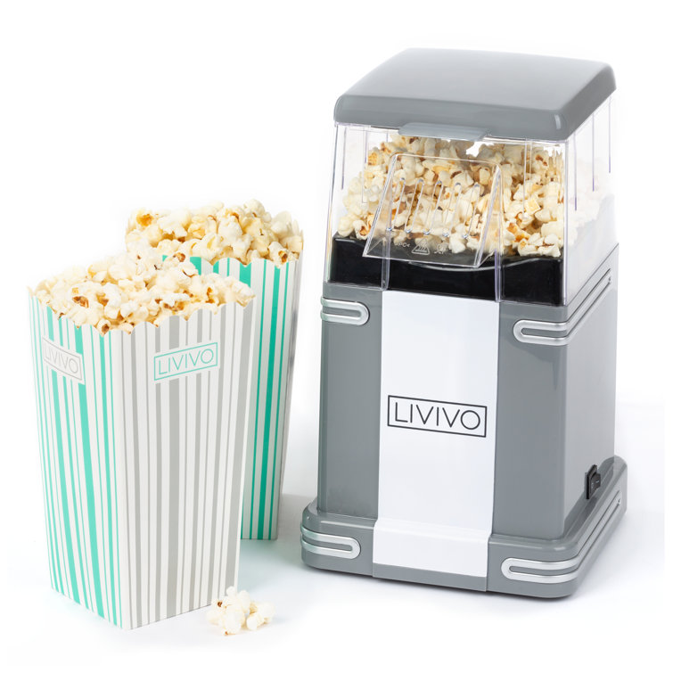 LIVIVO Tabletop Popcorn Machine, Cinema Style Machine
