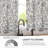 Kitchen Curtain Floral Tier Linen Short Pinstripe Cafe for Living Room Bathroom Julia Farmhouse Rustic Curtains Rod Pocket 2 Panels-866193569-866193570