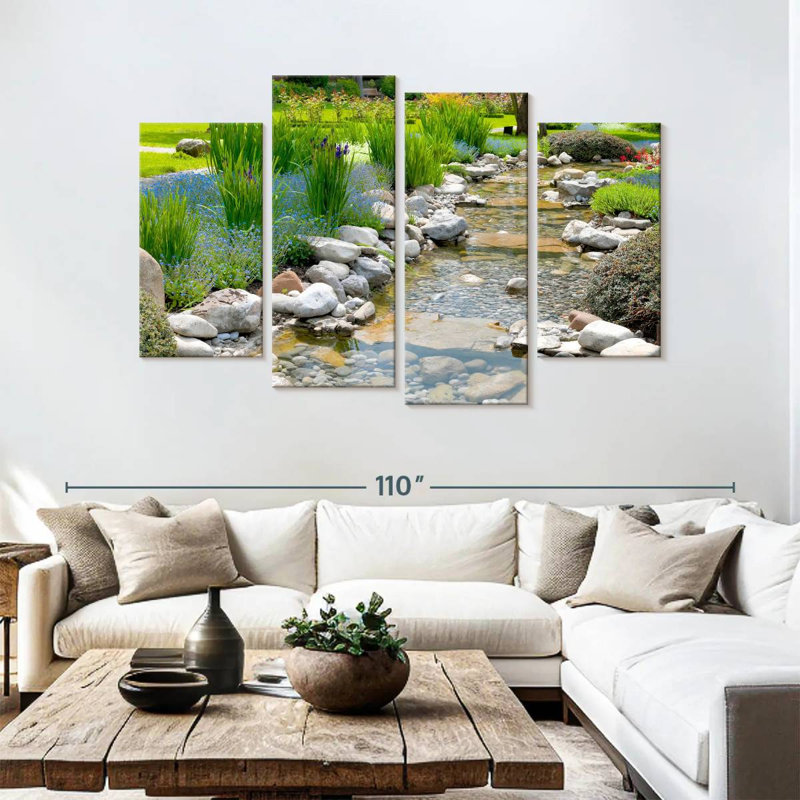 Jardin de style asiatique Kerrick, H 54 po x l 84 po