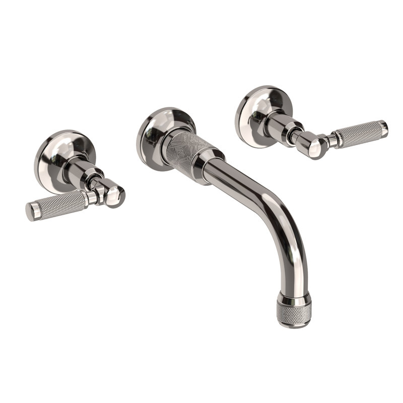 Wall Mount Lavatory Faucet, Polished Nickel
