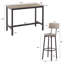 Tabouret de bar à hauteur réglable