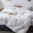 MooMee Lightweight Duvet Cover Set with Zipper Closure 8 Ties 100% Washed Cotton Linen Like Textured Soft Breathable All-Season-111220339-111990382