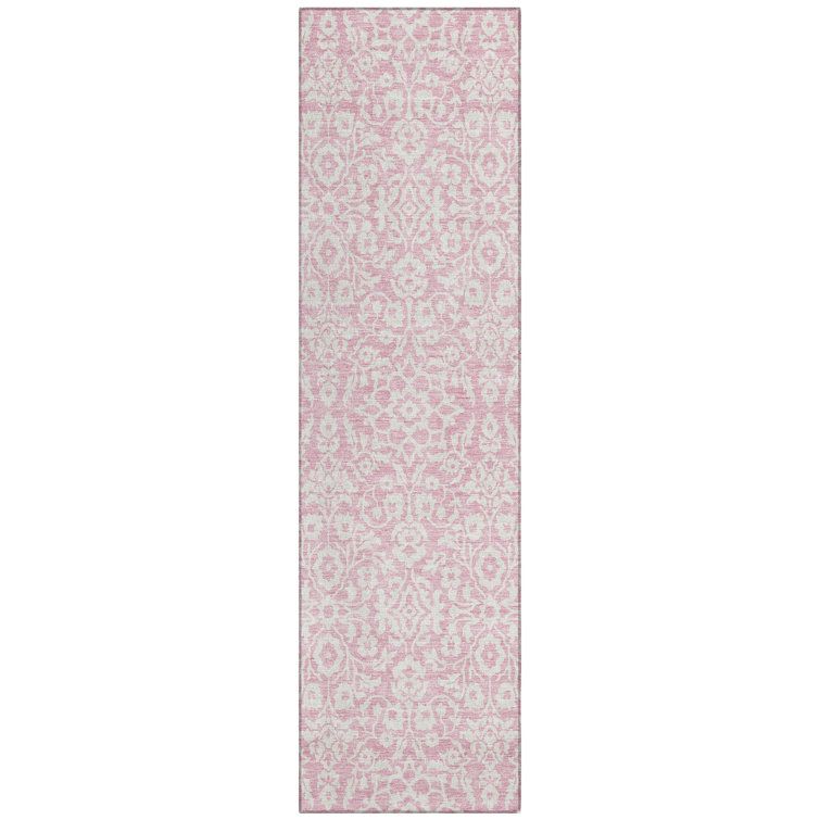 Flatweave Floral Indoor / Outdoor Rug