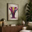 Bold Elephant Portrait Modern 1 Piece Wrapped Canvas Wall Art-59593123-59593149