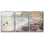 "Étretat, la plage et la porte d'Amont", reproduction encadrée sur toile par Claude Monet-243693494-243693503