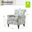 Fauteuil Asul avec garniture cloutée-2090923226