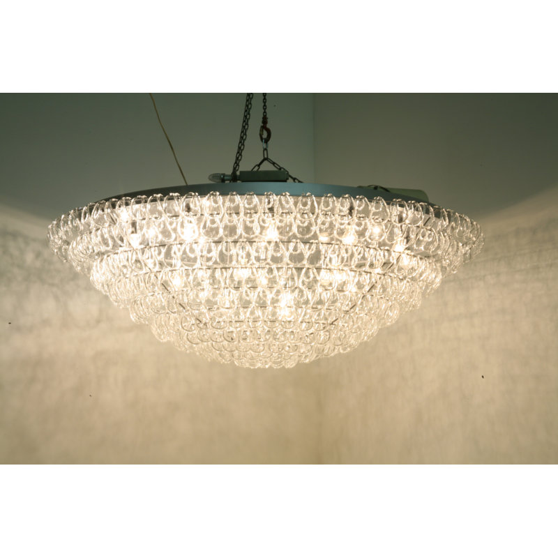 Isabella 21 - Light Semi Flush Mount, Blackwash