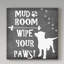 « vestiaire dog », art textuel sur toile tendue-26854426