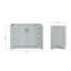 48" Single Bathroom Vanity Base Only-628293893