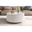 Table basse ronde moderne avec 2 tiroirs-252694695